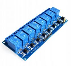 Moduł 8 przekaźników 5V - 10A/250V - Arduino