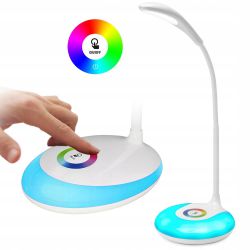 Lampka biurkowa LED biurko lampa 256 kolorów RGB