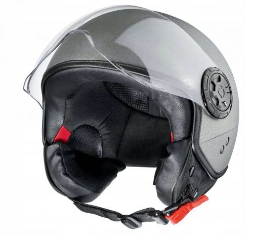 Kask szary JET CRIVIT rozmiar L (59-60 cm) skuter motor popielaty